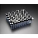 Picture of Clear 9mm Thread R.A.M.™ Vial, 12x32mm, 0.040" PTFE/Butyl Rubber Septa, Smooth Black Cap 