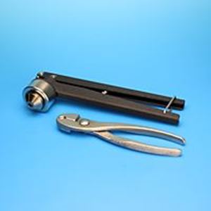 Picture of 13mm Stainless Steel Corrosion Resistant Hand Operated Crimper, Adjustable, with Grips