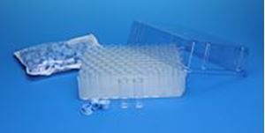 Picture of 2.0mL Polypropylene 12x32mm Shell Vial & 12mm Plug Convenience Pack (P/N 4100P-1232 and 5405SB-12)