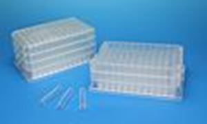 Picture of 0.5mL MTP System Topas Plate with Glass 9x17mm Flat Bottom Vials Only
