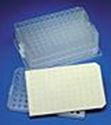 Picture of 0.5mL MTP System ABS Plate with Glass 9x17mm Conical Vials & Molded Tan PTFE/Silicone Liner 