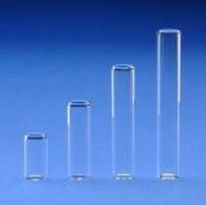 Picture of 0.5mL Amber Glass Flat Bottom Vials, 9x17mm