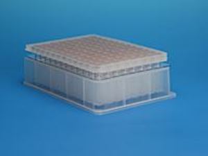 Picture of 350µL Glass Conical Pulled Point Insert with Flange, 6x32mm, for 96-Well Plates in Vial Loader