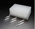 Picture of 1.2mL Glass Round Bottom Vials, 8x46mm, for 96 Deep Square Well Plates, in Vial Loader