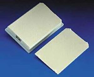 Picture of Prescored Recessed Well Tan PTFE/Silicone/PTFE Flat Liner for Multi-Tier MTP System