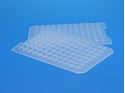 Picture of 96 Round Well Ultra Low Bleed (8mm Diameter Plug) Clear Sealing Mat with Spray Coated PTFE/Premium Silicone