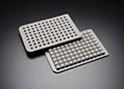 Picture of Square Well - Prescored Gray Molded PTFE/Silicone Mat for Standard 96 Well Plates 