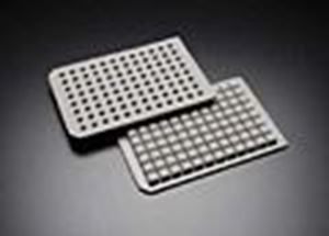 Picture of Square Well - Prescored Gray Molded PTFE/Silicone Mat for Standard 96 Well Plates 