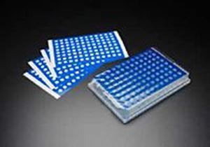Picture of 96 Well Pattern Adhesive Free Sealing Films (Patented) for Robotic & High-Throughput Screening, PTFE, 2mil Thick