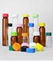 Picture of TOC Certified 40mL Clear Vial,  24-414mm Open Top Gray Polypropylene Closure,  .125" PTFE/Silicone Lined