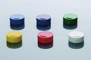 Picture of Cap Insert for Cryogenic Vial  Purple 611006