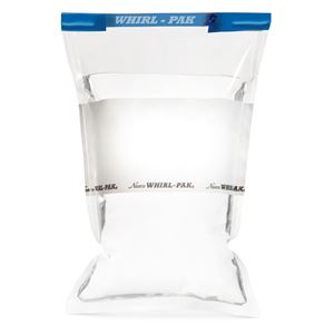 Picture of Whirl-Pak® Write-On Bags - 18 oz. (532 ml) - Box of 500 - Blue Tapeon B01065(BT)