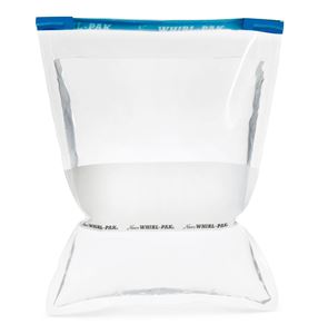 Picture of Whirl-Pak® Write-On Bags - 55 oz. (1,627) - Box of 500 - Blue Tape on B01195(BT)