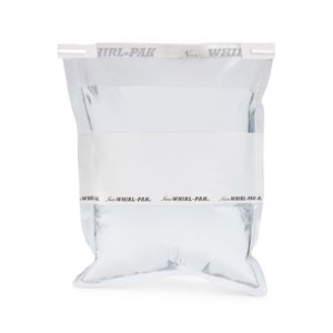 Picture of Whirl-Pak® Write-On Bags - 24 oz. (710 ml) - Box of 500 - White Tape