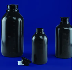 Picture of NARROW NECK BOTTLES Black Opaque PE 2 lt KAR3261