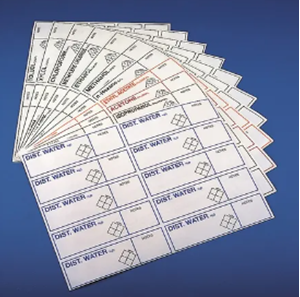 Picture of Safety IDENTIFICATION LABELS * Black Print * KAR5012